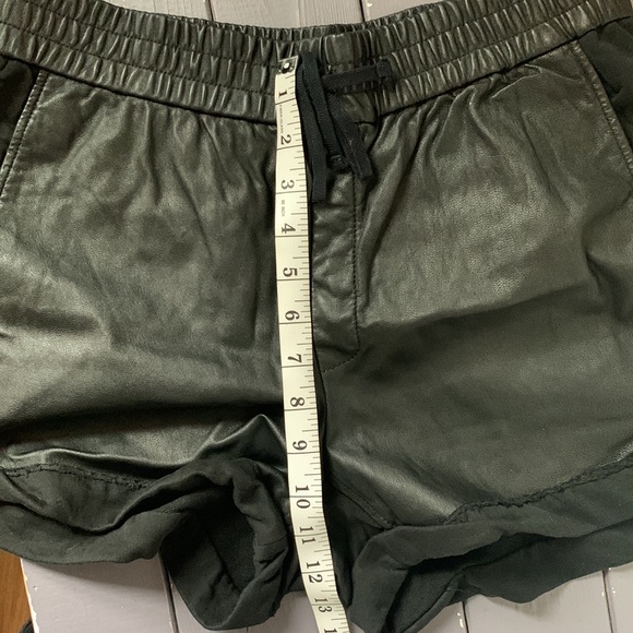Helmut Lang Leather Panel Shorts - Picture 7 of 8